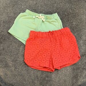 Coral and Mint Shorts Set